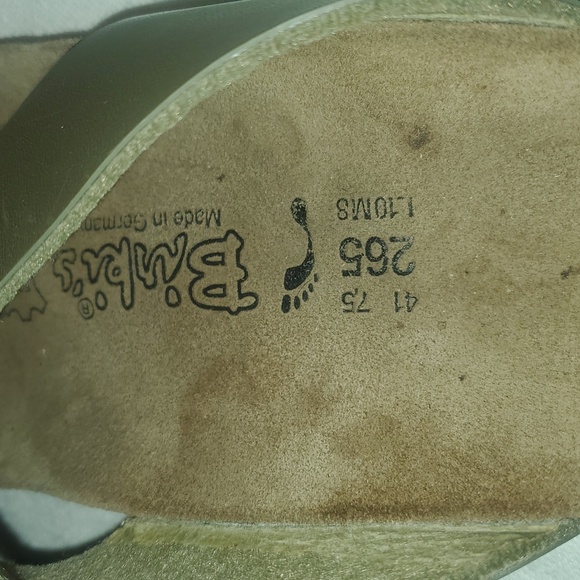 Birkies By Birkenstock Big Loop Army Green Sz 8-8.5M 10-10.5W (41) Thong Sandals - Picture 10 of 10